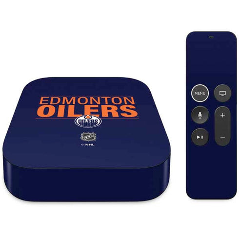 NHL Edmonton Oilers Lineup Apple TV Skin